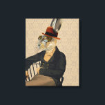 Toile Horatio Hare sur la chaise<br><div class="desc">Mode & Figuration</div>