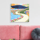 Toile Horizon apaisant (Insitu(Salon))