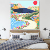 Toile Horizon apaisant (Insitu(Chambre))