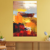 Toile Horizon ardent (Insitu(Salon))