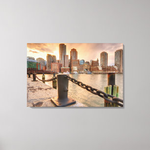 Toile Horizon de secteur financier de Boston