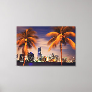 Toile Horizon des Etats-Unis, la Floride, Miami au