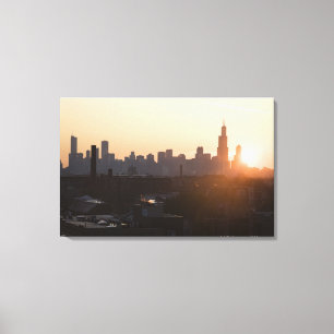 Toile Horizon des Etats-Unis, l'Illinois, Chicago au