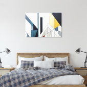 Toile Horizon Géométrique (Insitu(Chambre))