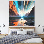 Toile Horizon infini (Insitu(Chambre))