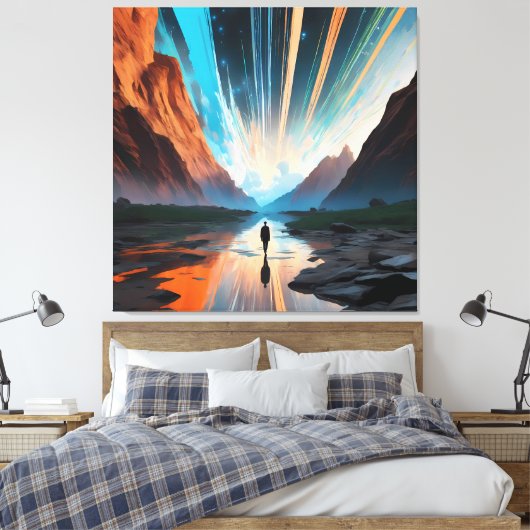 Toile Horizon infini (Insitu(Chambre))