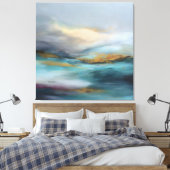 Toile Horizon Tranquille en Mouvement (Insitu(Chambre))