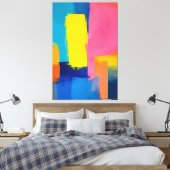 Toile Horizon vibrant (Insitu(Chambre))