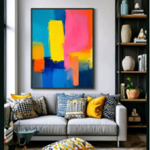 Toile Horizon vibrant