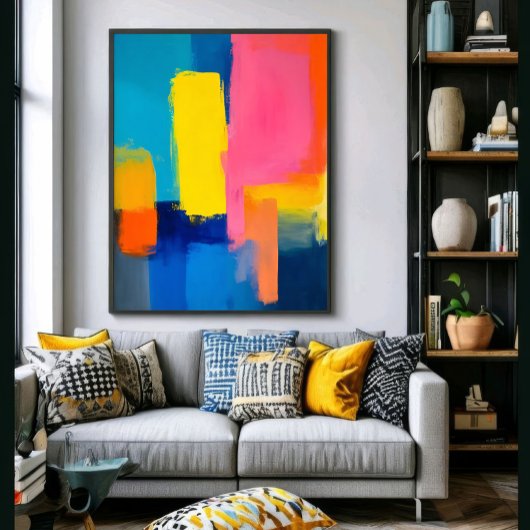 Toile Horizon vibrant