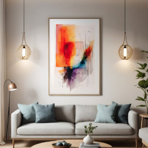 Toile Horizons brûlants