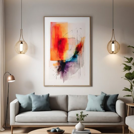 Toile Horizons brûlants