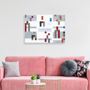 Toile Horizontal vertical Sophie Taeuber-Arp