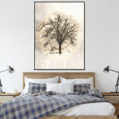 Toile Horloge arborescente (Insitu(Chambre))