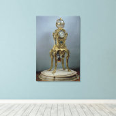 Toile Horloge astronomique des passagers réalisée par Ja (Insitu (Plancher de Bois))