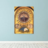 Toile Horloge astronomique faite pour le Grand Dauphin (Insitu (Plancher de Bois))