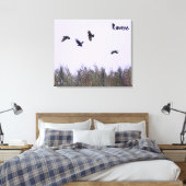 Toile Horloge des ravens (Insitu(Chambre))