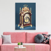 Toile Horloge du tableau, c.1750 (Insitu(Salon))