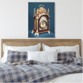 Toile Horloge du tableau, c.1750 (Insitu(Chambre))