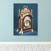 Toile Horloge du tableau, c.1750 (Insitu (Plancher de Bois))