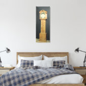 Toile Horloge longue coque, avec peinture émaillée (Insitu(Chambre))