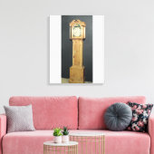 Toile Horloge longue coque, avec peinture émaillée (Insitu(Salon))