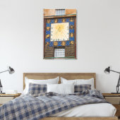 Toile Horloge Sundial Sur Bâtiment, Allemagne (Insitu(Chambre))