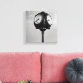 Toile Horloge sur la route 66 (Insitu(Salon))