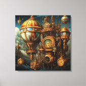 Toile Horloges Steampunk Canvas Art (Recto)