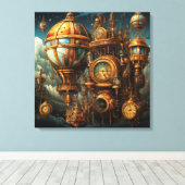 Toile Horloges Steampunk Canvas Art (Insitu (Plancher de Bois))
