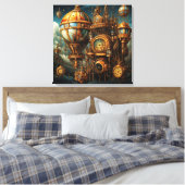 Toile Horloges Steampunk Canvas Art (Insitu(Chambre))