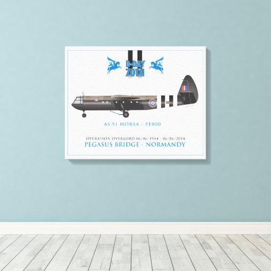 TOILE HORSA GLIDER - PONT PEGASUS (Insitu (Plancher de Bois))