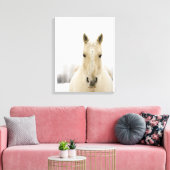 Toile Horse with snow on head (Insitu(Salon))