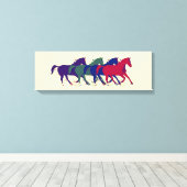 Toile horses to decor walls (Insitu (Plancher de Bois))