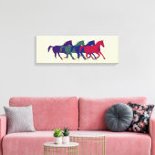Toile horses to decor walls (Insitu(Salon))