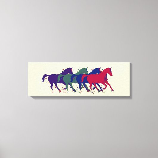 Toile horses to decor walls (Recto)