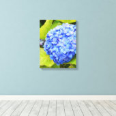 Toile Hortensia bleu (Insitu (Plancher de Bois))