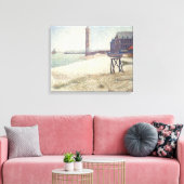 Toile Hospice et phare, Honfleur par Georges Seurat (Insitu(Salon))