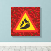 Toile Hot pepper danger (Insitu (Plancher de Bois))