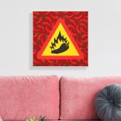 Toile Hot pepper danger (Insitu(Salon))