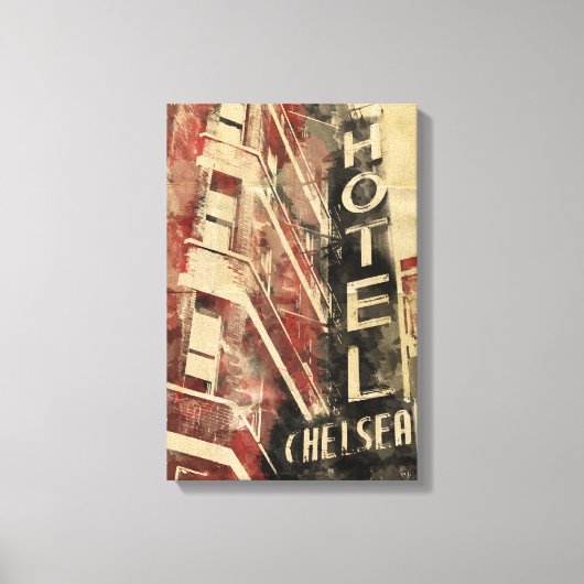 Toile Hotel Chelsea Canvas Imprimer (Recto)