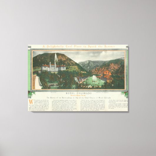 Toile Hotel Colorado Brochure (Recto)