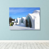 Toile Hôtel de Glace, Québec, Canada (Insitu (Plancher de Bois))
