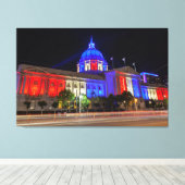 Toile Hôtel de ville de San Francisco le Jour du drapeau (Insitu (Plancher de Bois))