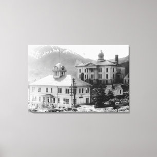 Toile Hôtel de ville et palais de justice à Juneau