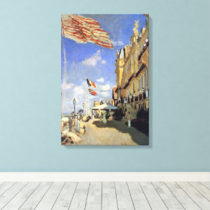 Toile Hôtel des Roches Noires, Trouville de Claude Monet