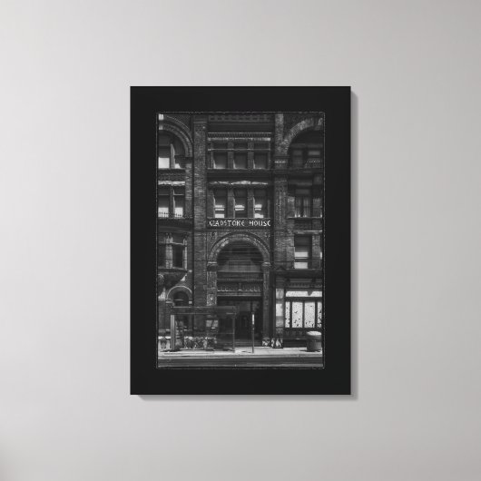 Toile Hôtel Gladstone n°3 avec bordure (Recto)