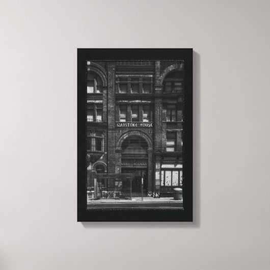 Toile Hôtel Gladstone n°3 avec bordure (Recto)
