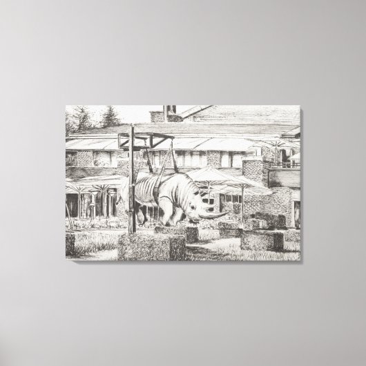 Toile Hôtel "La Reserve" Genève. 2010 (Recto)