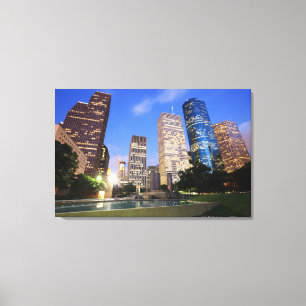 Toile Houston du centre, le Texas